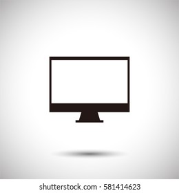 Tv icon. Television vector