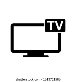 TV icon Television icon video icon vector illustration logo template for many purpose. Isolated on white background