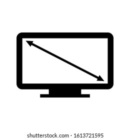 TV icon Television icon video icon vector illustration logo template for many purpose. Isolated on white background