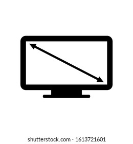 TV icon Television icon video icon vector illustration logo template for many purpose. Isolated on white background
