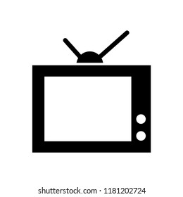 Tv Icon in trendy flat style isolated on white background. Television symbol for your web site design, logo, app, UI. Vector illustration, EPS10