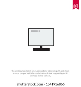TV icon in trendy flat style. Vector illustration