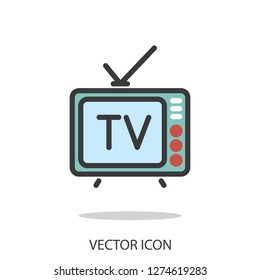 tv icon vector