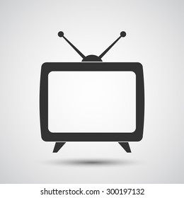 TV icon - Vector