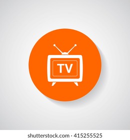 TV icon - Vector