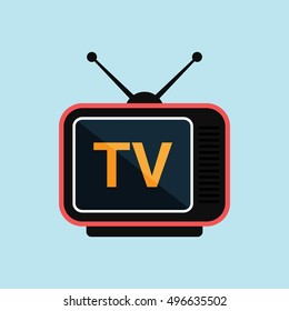 TV icon - Vector