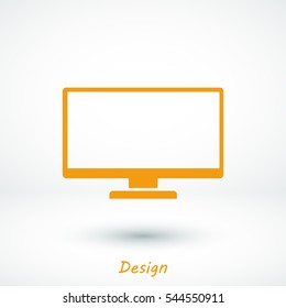 TV icon, vector best flat icon, EPS