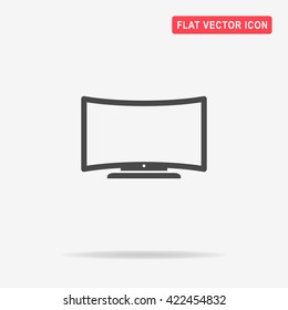 Tv icon. Vector concept illustration for design.