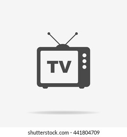 Tv icon. Vector concept illustration for design.