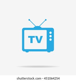 Tv icon. Vector concept illustration for design.