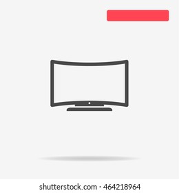Tv icon. Vector concept illustration for design.