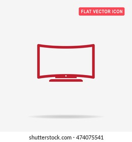 Tv icon. Vector concept illustration for design.
