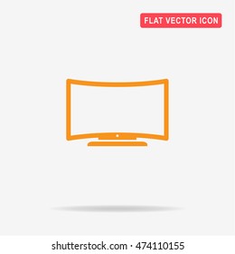 Tv icon. Vector concept illustration for design.