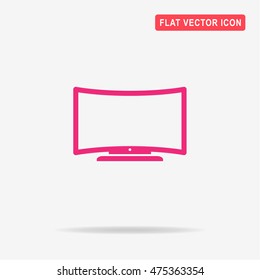 Tv icon. Vector concept illustration for design.