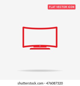 Tv icon. Vector concept illustration for design.