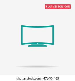 Tv icon. Vector concept illustration for design.