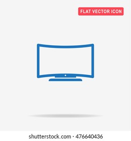 Tv icon. Vector concept illustration for design.