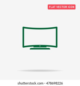 Tv icon. Vector concept illustration for design.