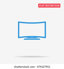 Tv icon. Vector concept illustration for design.