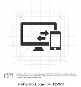 Tv icon. Vector concept illustration for design.

