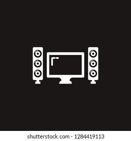 tv icon. tv vector design. sign design