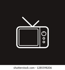 tv icon. tv vector design. sign design