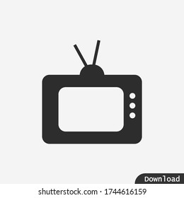 Tv icon vector eps 10