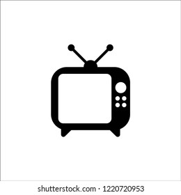 TV icon vector eps10 editable