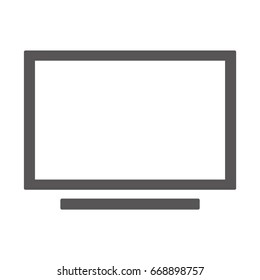 Tv icon vector eps10. Tv icon television eps10.