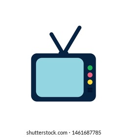 TV icon vector, flat design best vector icon