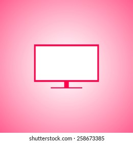 TV icon. Vector illustration.