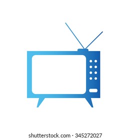 TV icon . Vector illustration.