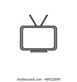 TV icon. Vector illustration.