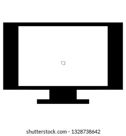 Tv Icon vector illustration in flat style isolated on white background. Television symbol for web site design, logo, app, ui. - Vector