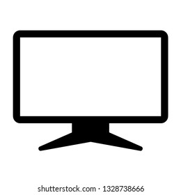 Tv Icon vector illustration in flat style isolated on white background. Television symbol for web site design, logo, app, ui. - Vector