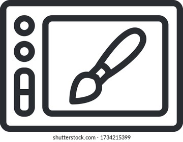tv icon vector illustration flat