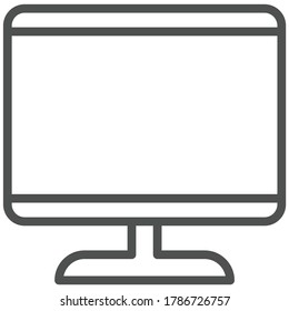 Tv-Ikone-Vektorgrafik-Wohnung 