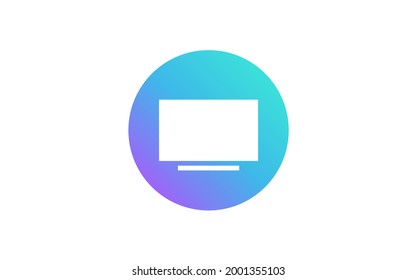 TV icon. Vector illustration for graphic design, Web, UI, app.
