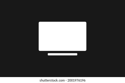Icono de TV. Ilustración vectorial para diseño gráfico, Web, UI, aplicación.
