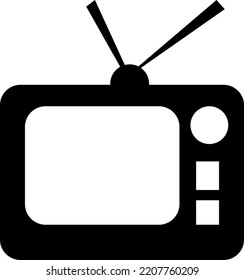ilustración vectorial de icono tv en fondo blanco..eps
