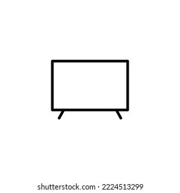 Tv icon vector illustration. television sign and symbol