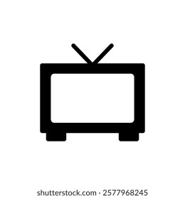 Tv icon vector illustration. television sign and symbol