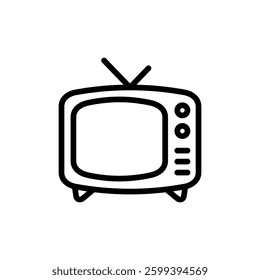 Tv icon vector illustration. television sign and symbol