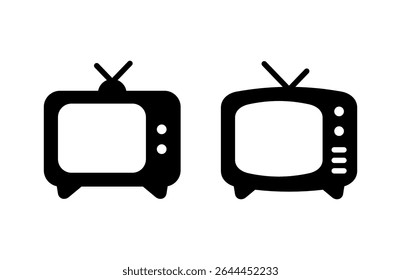Tv icon vector illustration. television sign and symbol