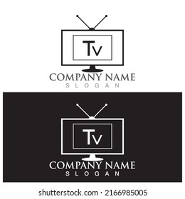 tv icon vector illustration template design