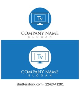 tv icon vector illustration template design