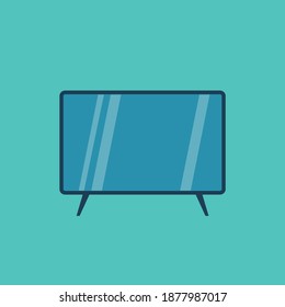 Icono de TV .Ilustración vectorial	... vectpr esp10