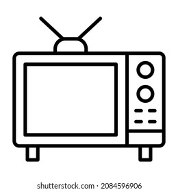 TV icon vector image. Can also be used for web apps, mobile apps and print media.