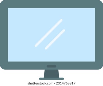 Fernsehsymbol, Vektorbild. Geeignet für mobile Applikationen und Printmedien.