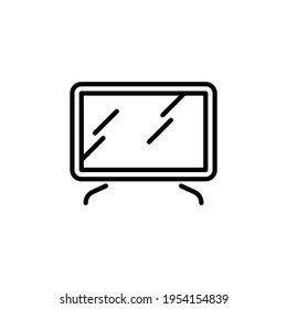 Fernsehsymbol in Vektorgrafik. Logotyp